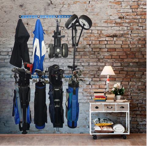 Golf bag and golf club organiser