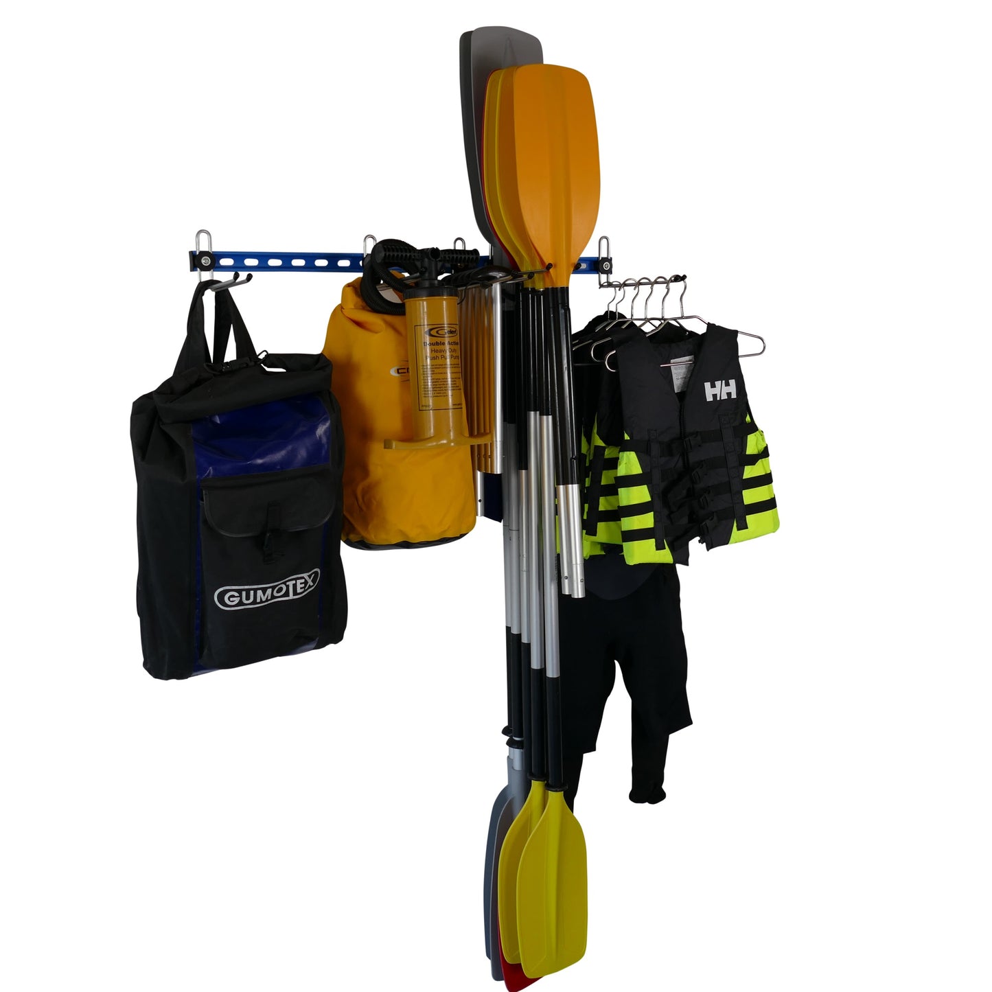 Watersports equipment storage rack