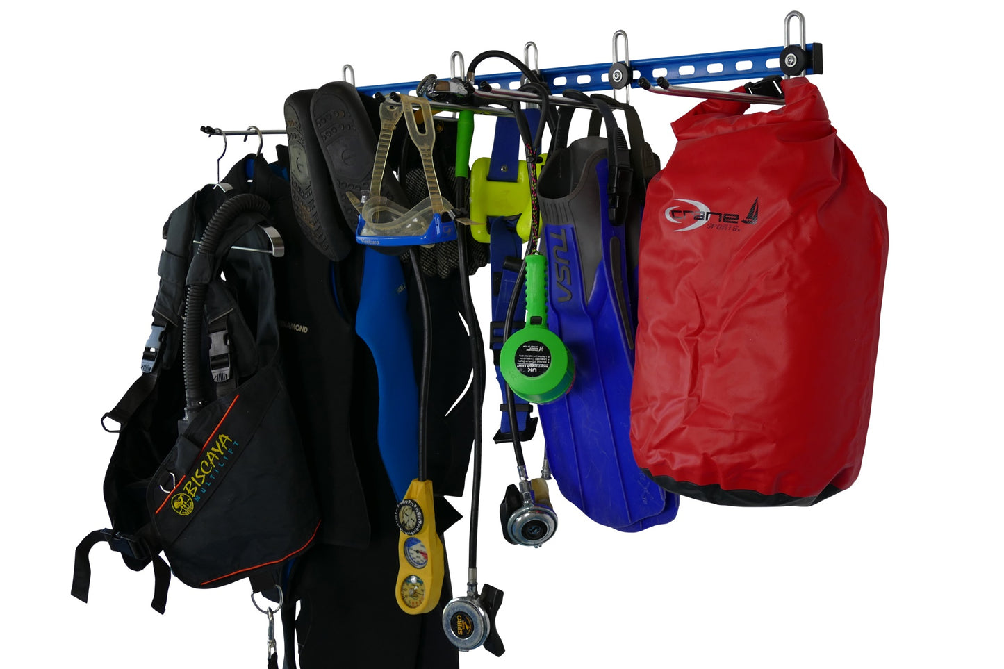 Diving Gear Storage Rack