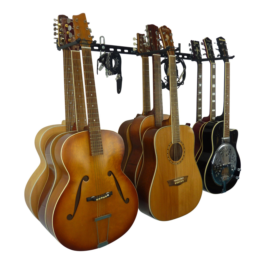 How to store a lot of guitars and ukuleles at home, school or college