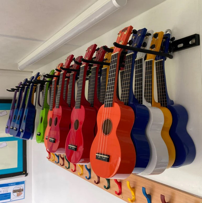 Ukulele wall racks