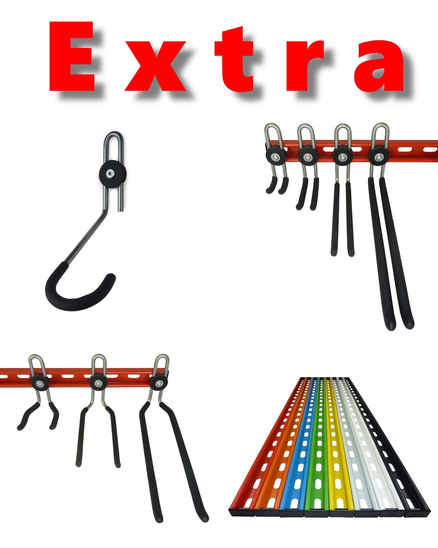 Extra GearHooks® and Storage Rails