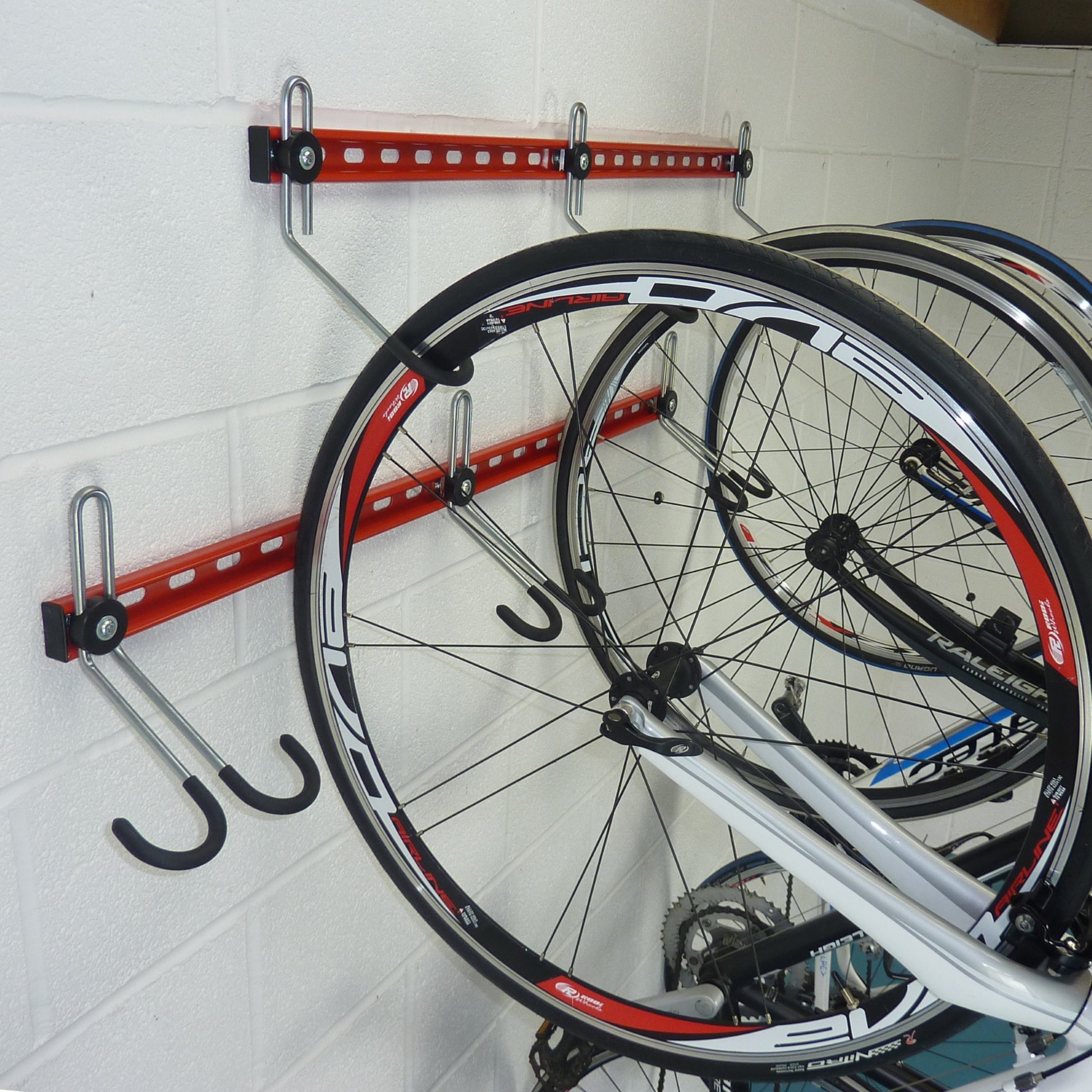 6 Bike Vertical Wall Rack - space saving bike wall storage – GearHooks Ltd
