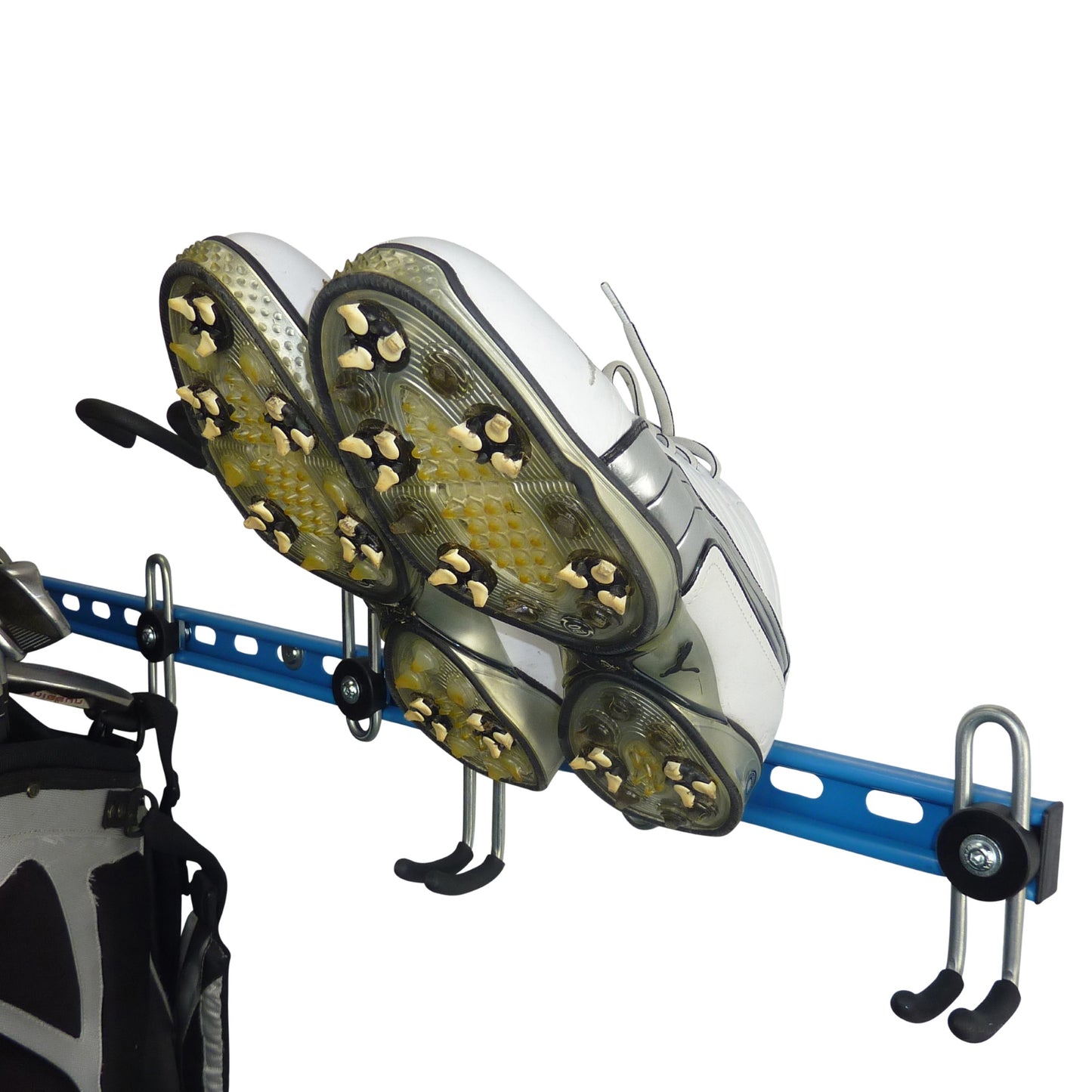 Golf shoe storage hook