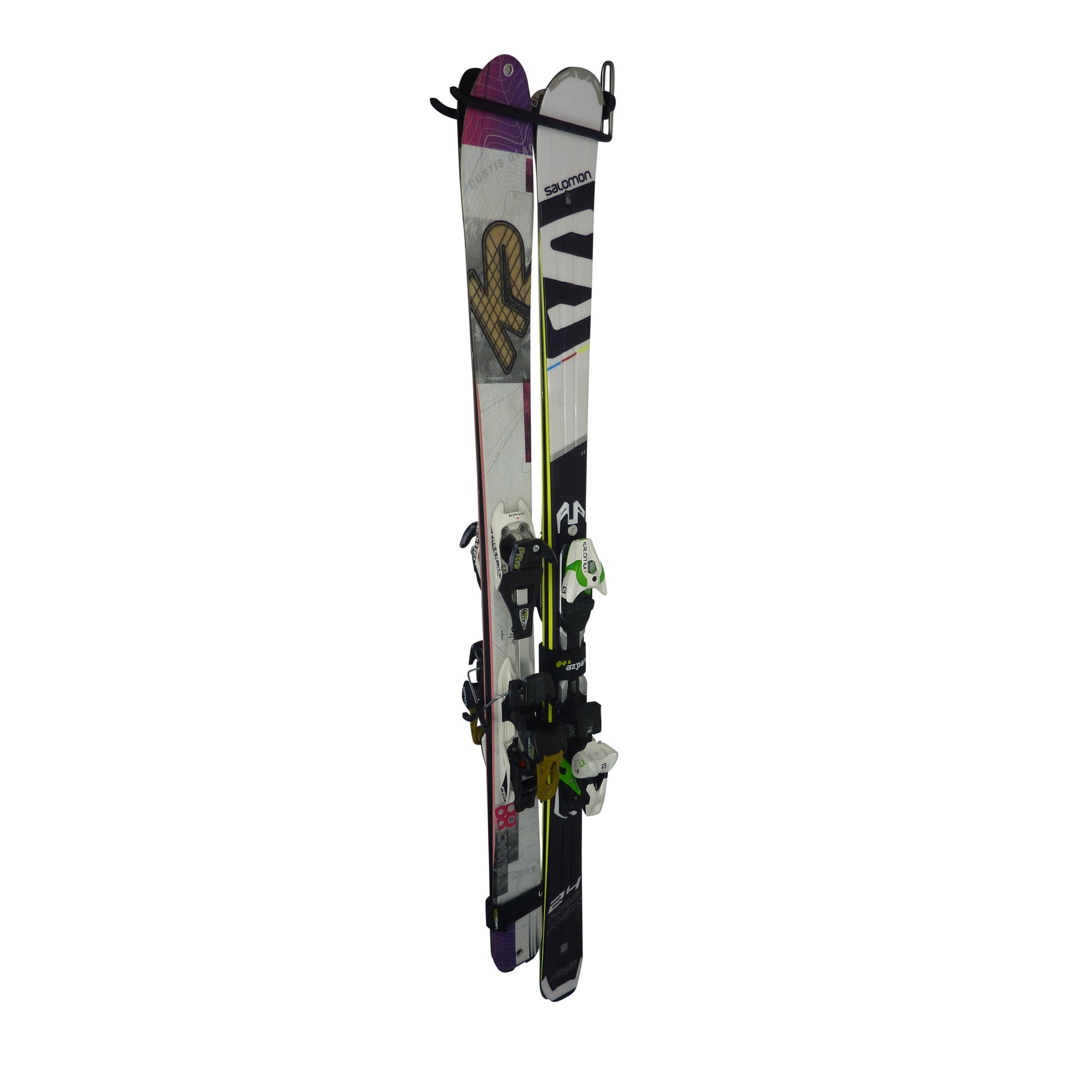 Ski wall hooks