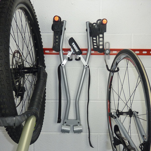 Bike Wall Hooks. GearHooks bike accessory storage hooks. Car bike rack storage hook