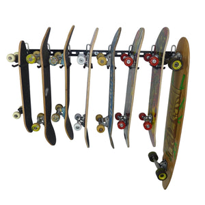 skateboard storage rack for 8 skateboards