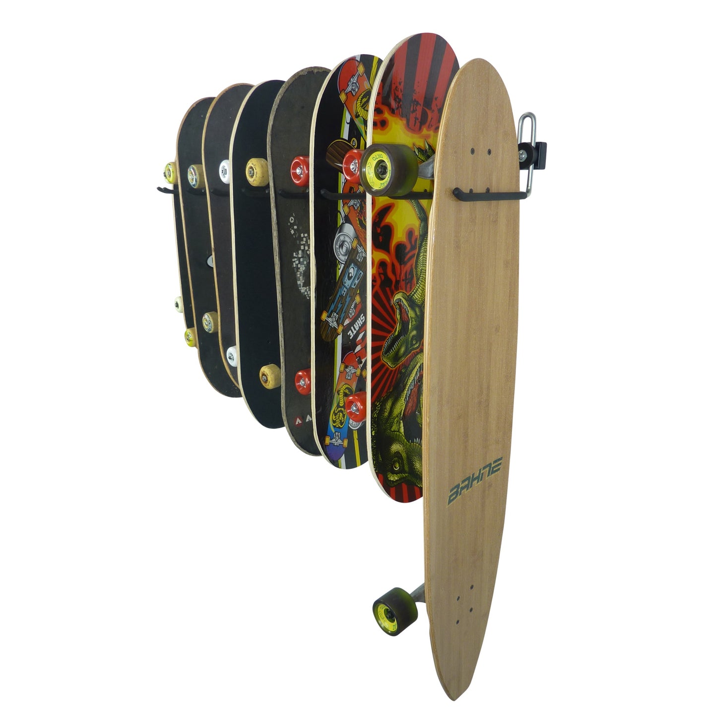 skateboard storage rack for 8 skateboards