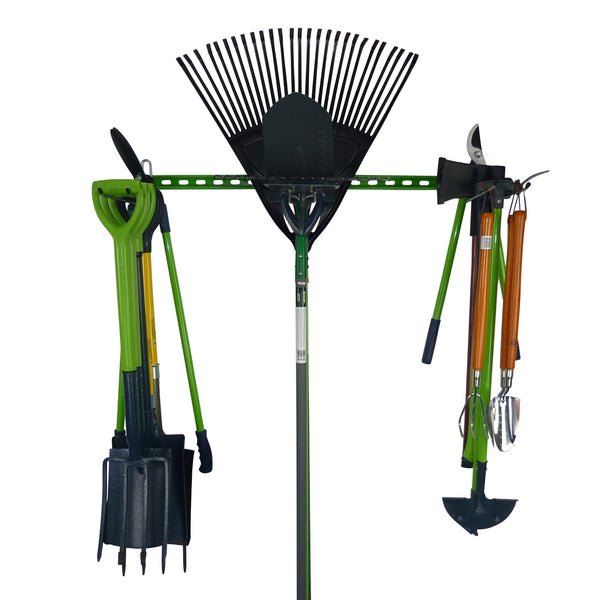Garden tool rack for 15 or more tools