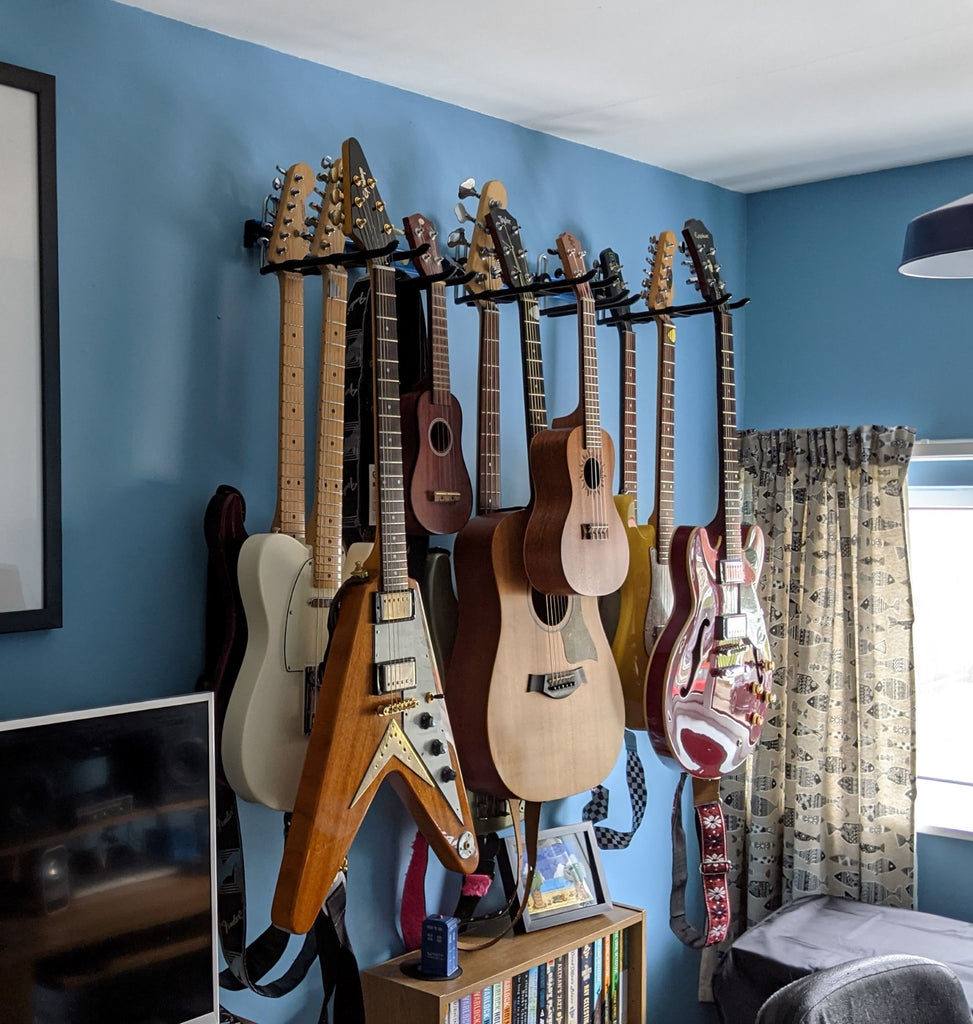 Guitar Stand  Guitar rack, Music room design, Guitar stand